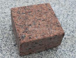 Мапл Рэд (Maple Red) гранит брусчатка 50х50, фото Купить Мапл Рэд (Maple Red) гранит брусчатка 50х50 в Бийске